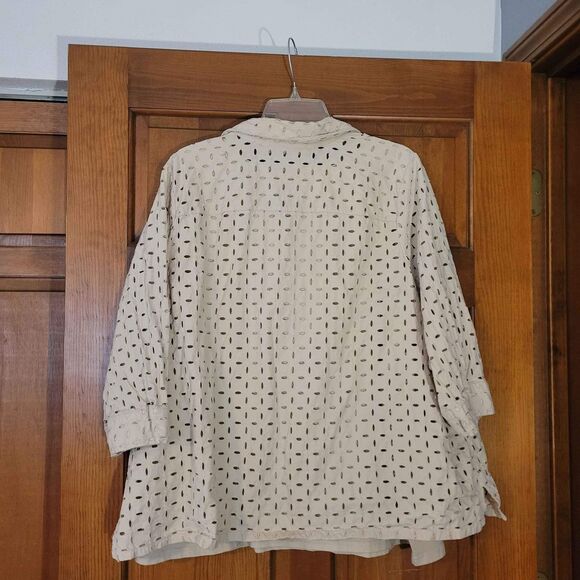 2 piece Women's Size 3X d.&co. Denim + Company Top - Picture 5 of 7